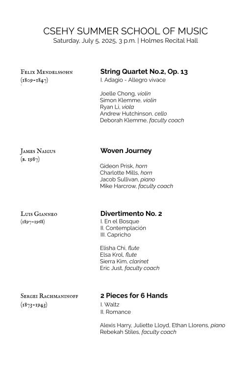 ChamberFest Concert 2025 - page2
